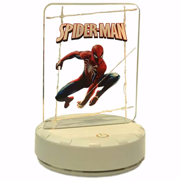خرید لامپ رومیزی گیمینگ با طرح بازی مرد عنکبوتی LAMP SPIDER MAN با بهترین قیمت