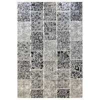 فرش ماشینی ساوین کد 4121 زمینه نقره ای