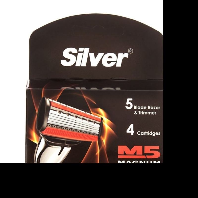 تیغ یدک سیلور مدل M5 Magnum بسته 4 عددی