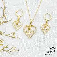 نیمست قلب گل رز برند ژوپینگ کد 13782