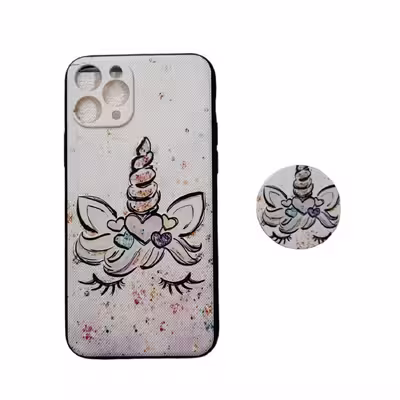 کاور کد ip11p مناسب برای گوشی موبایل اپل iPhone 11 Pro به همراه پاپ سوکت