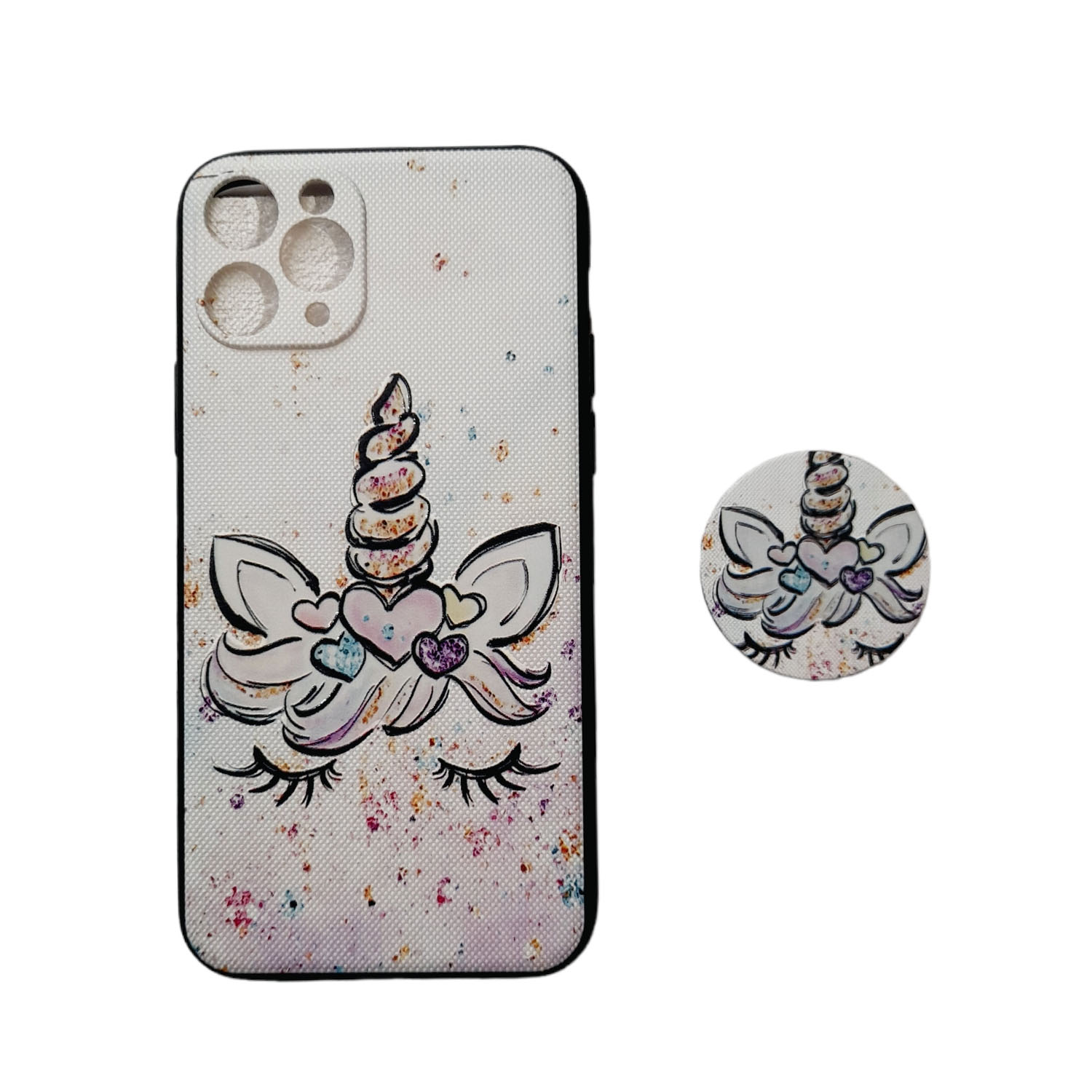 کاور کد ip11p مناسب برای گوشی موبایل اپل iPhone 11 Pro به همراه پاپ سوکت
