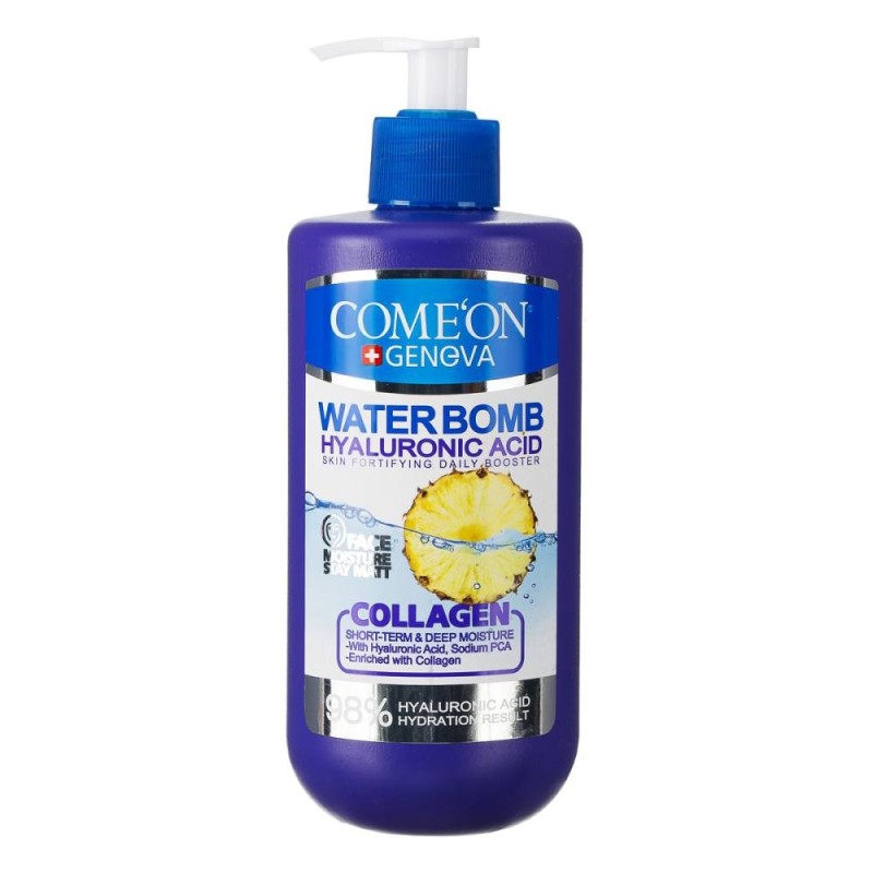 بمب آبرسان پمپی حاوی کلاژن Collagen کامان 500 میل