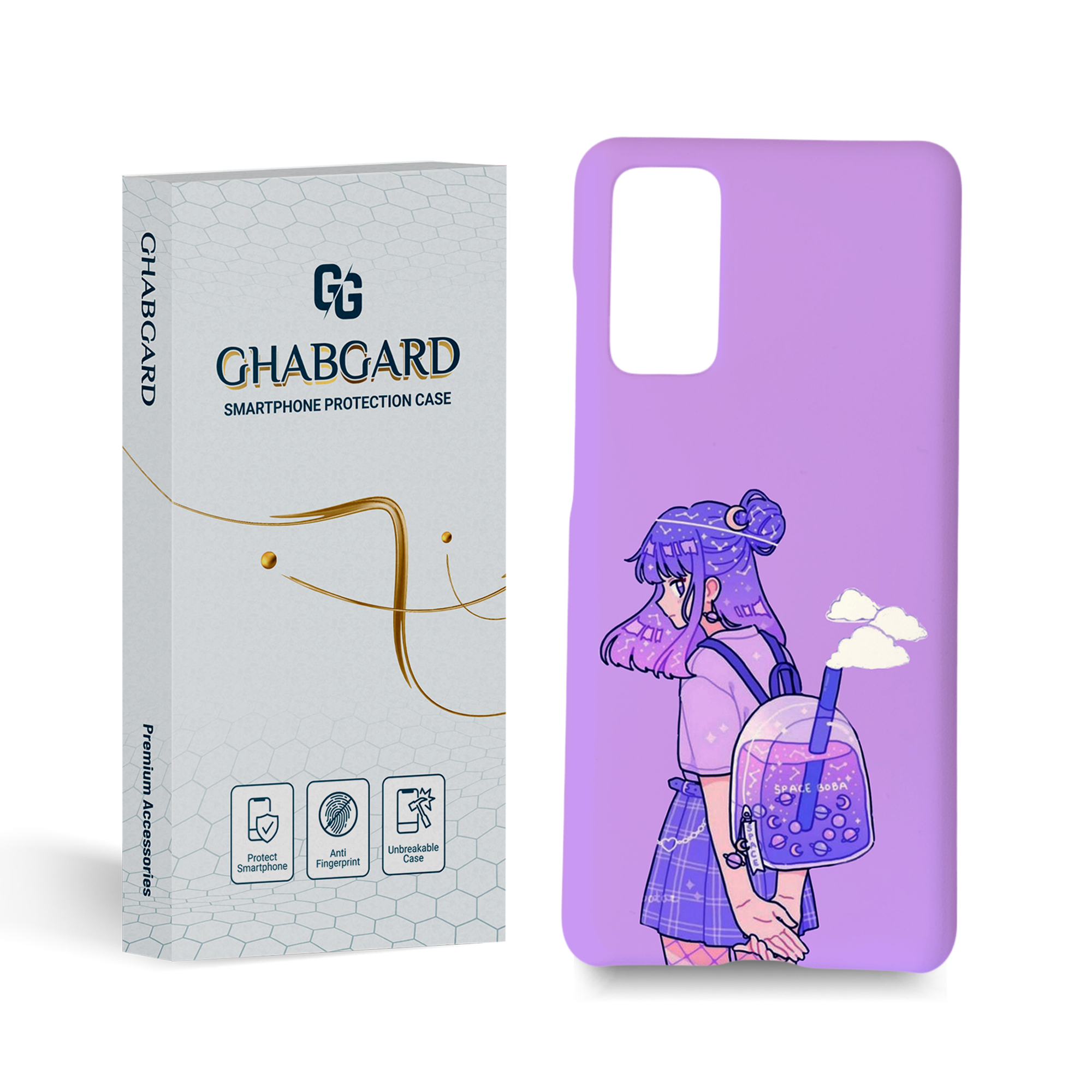 کاور قاب گارد طرح دخترانه مناسب برای گوشی موبایل سامسونگ galaxy s20fe