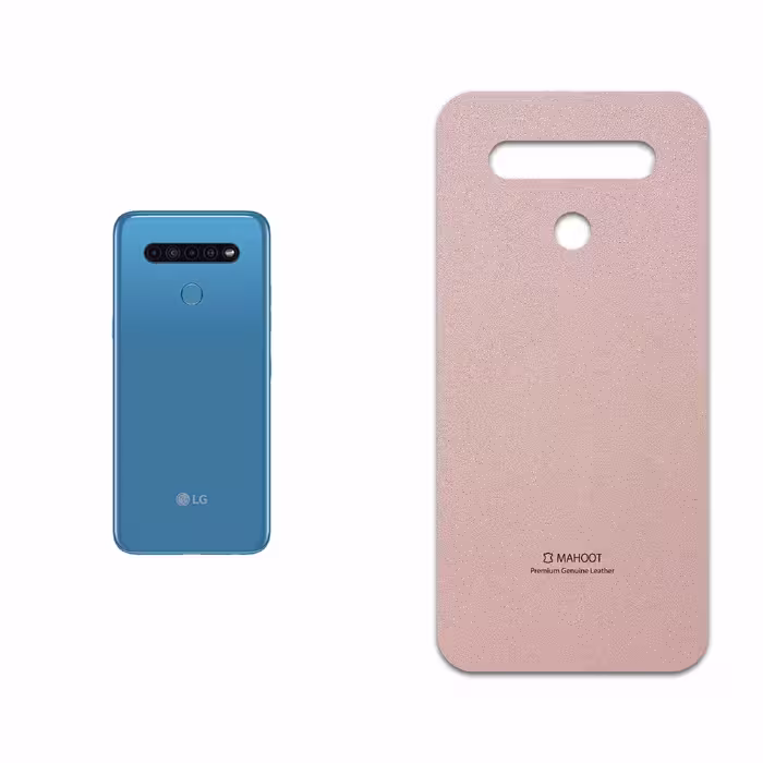 برچسب پوششی ماهوت مدل Rose Gold Leather مناسب برای گوشی موبایل ال جی K41s