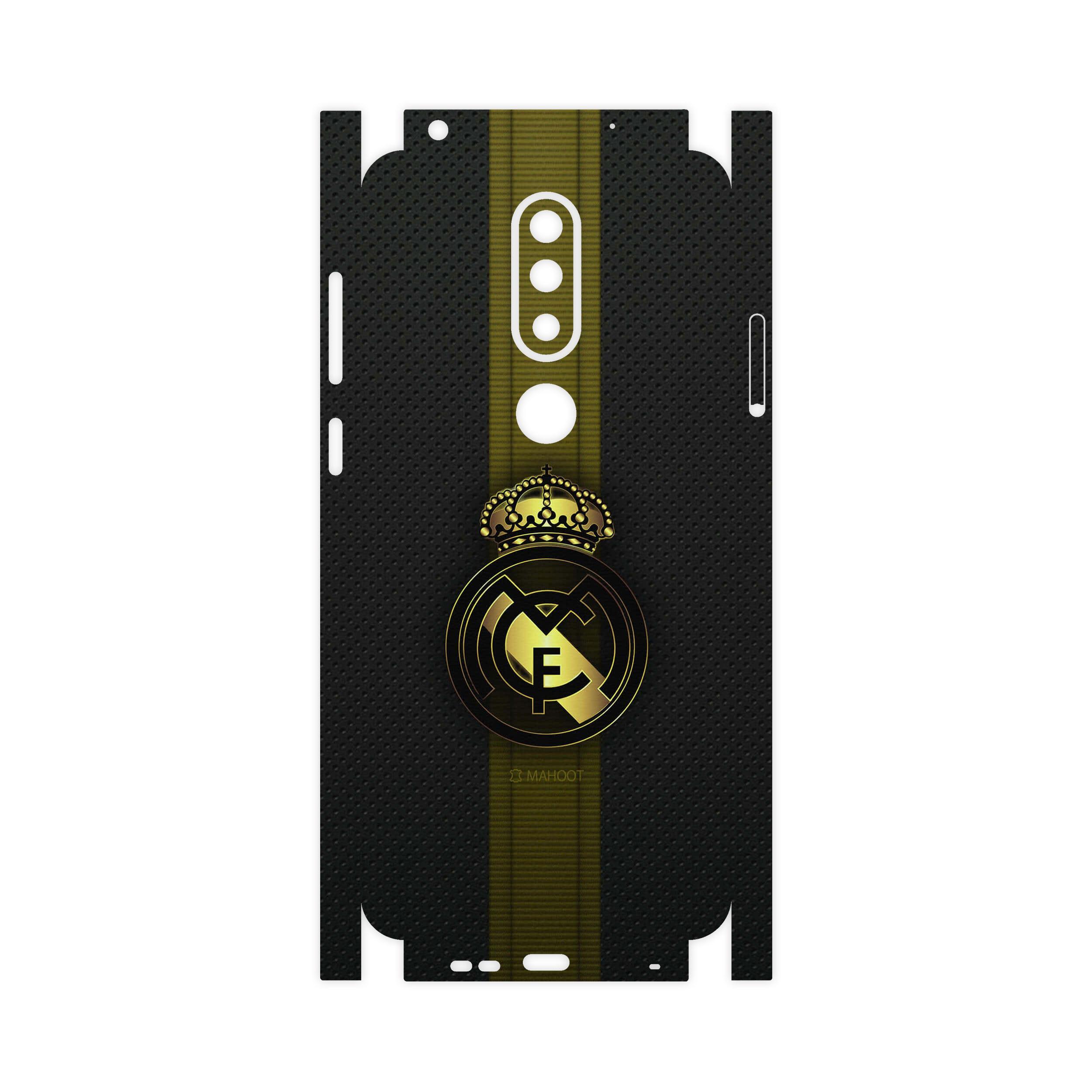 برچسب پوششی ماهوت مدل Real-Madrid-2-FullSkin مناسب برای گوشی موبایل نوکیا 6.1 Plus
