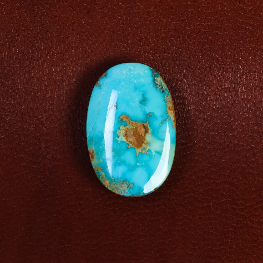 نگین فیروزه شجری کد 22459 - جواهری مشاهیر