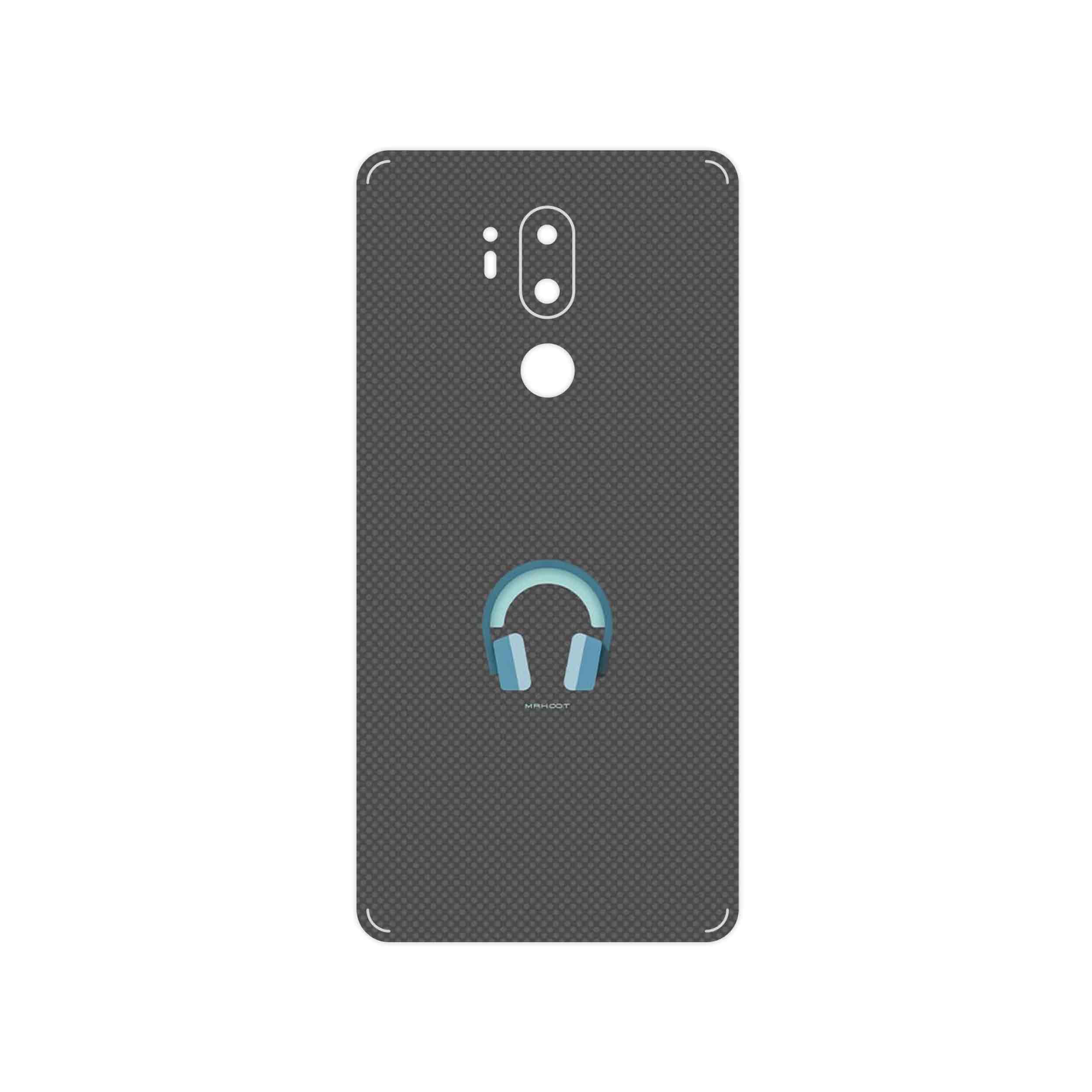 برچسب پوششی ماهوت مدل Minimal Headphone Icon مناسب برای گوشی موبایل ال جی G7 PLUS THINQ