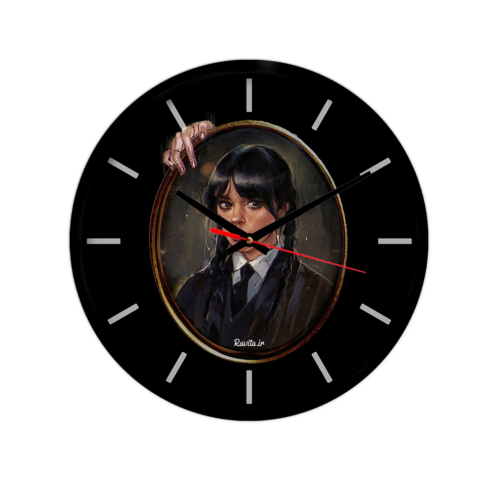 ساعت‌ دیواری رومیزی راویتا طرح ونزدی کد 3458
