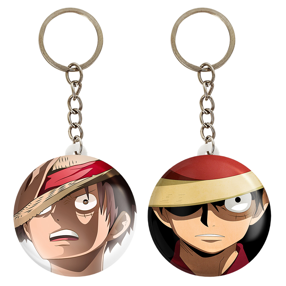 جاکلیدی خندالو مدل لوفی دی مانکی انیمه وان پیس کد 1144211448 مجموعه 2 عددی