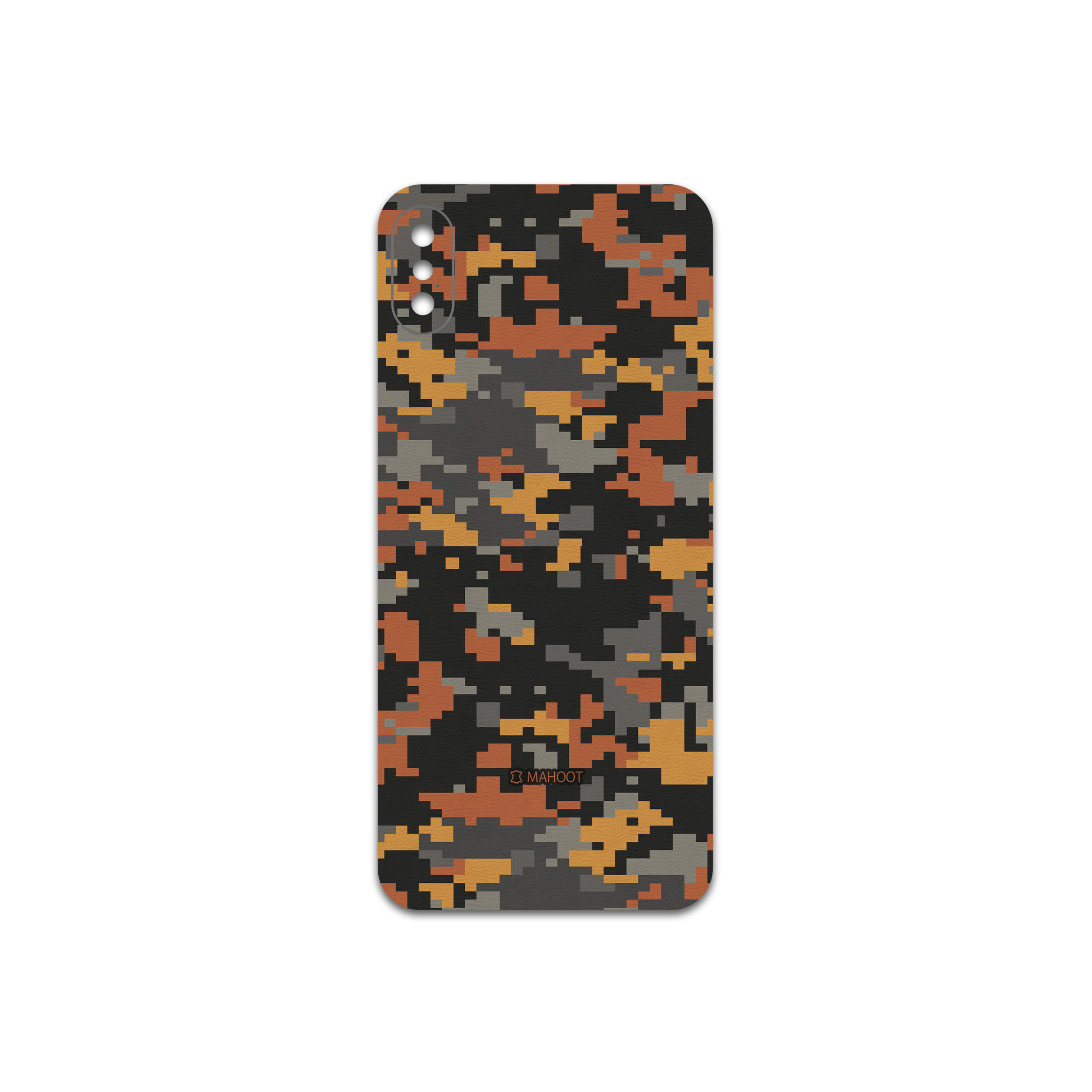 برچسب پوششی ماهوت مدل Army-Autumn-pixel مناسب برای گوشی موبایل اپل iPhone X