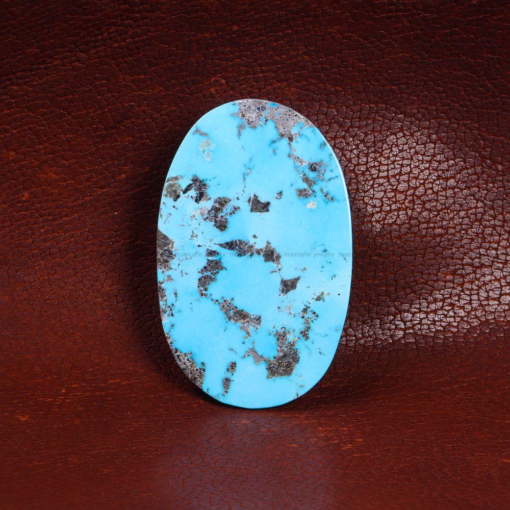 نگین فیروزه شجری کد 14447 - جواهری مشاهیر