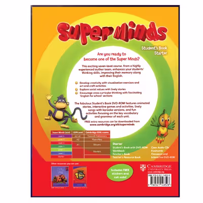 کتاب Super Minds Starter اثر جمعی از نویسندگان انتشارات هدف نوین