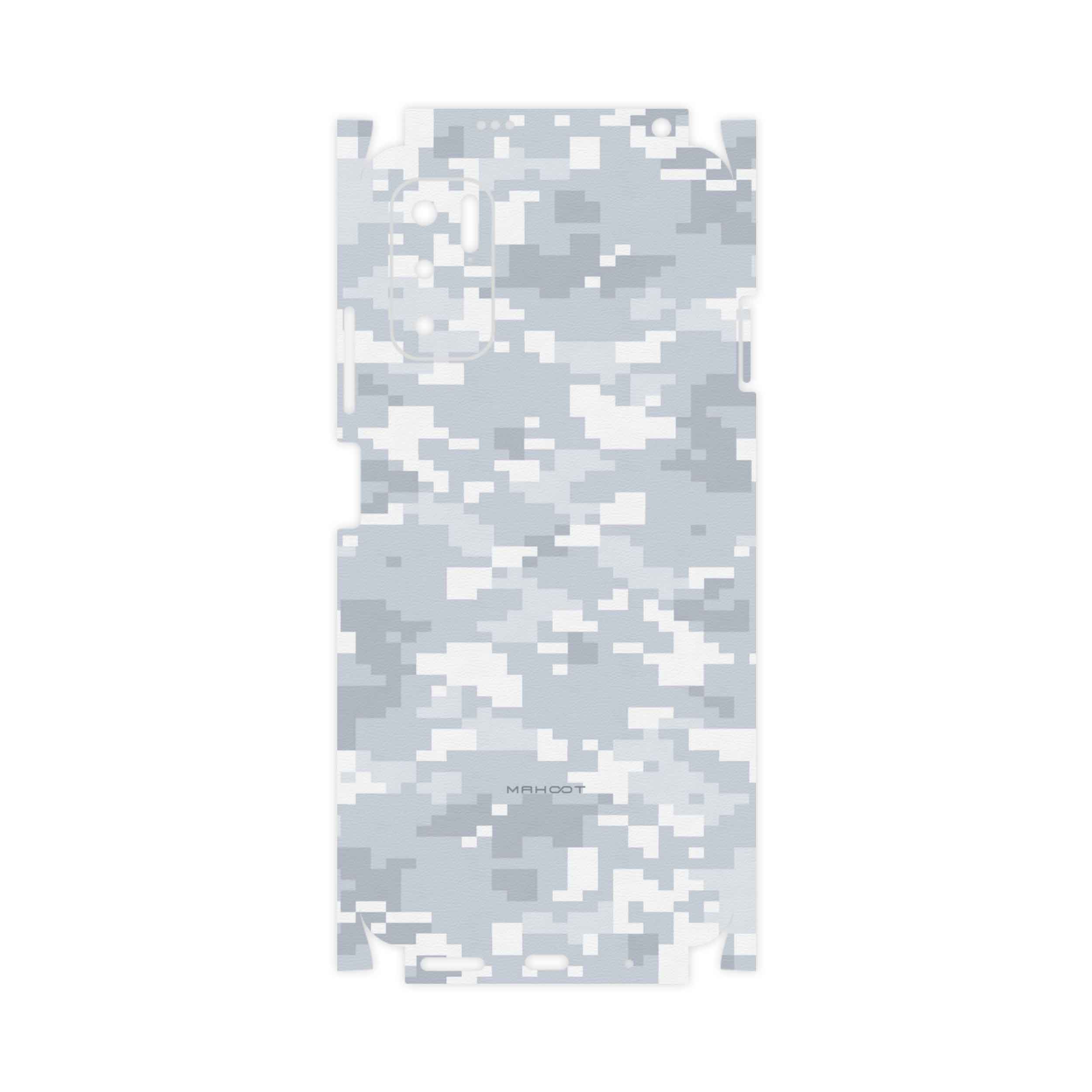 برچسب پوششی ماهوت مدل Army-Snow-Pixel-FullSkin مناسب برای گوشی موبایل شیائومی Redmi Note 10 5G