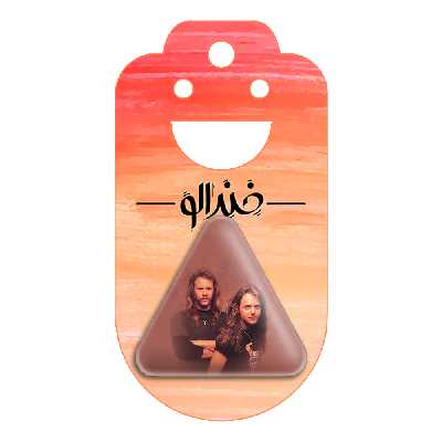 پیکسل خندالو طرح گروه موسیقی متالیکا مدل مثلثی کد 3267
