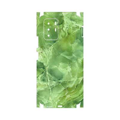 برچسب پوششی ماهوت مدل Green-Crystal-Marble-FullSkin مناسب برای گوشی موبایل شیائومی Redmi Note 10 Pro (China)