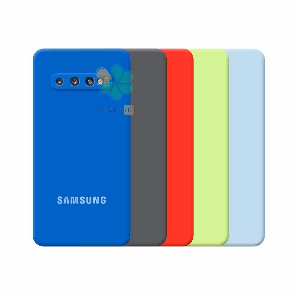 قاب گوشی سیلیکونی محافظ لنز دار مناسب سامسونگ Galaxy S10