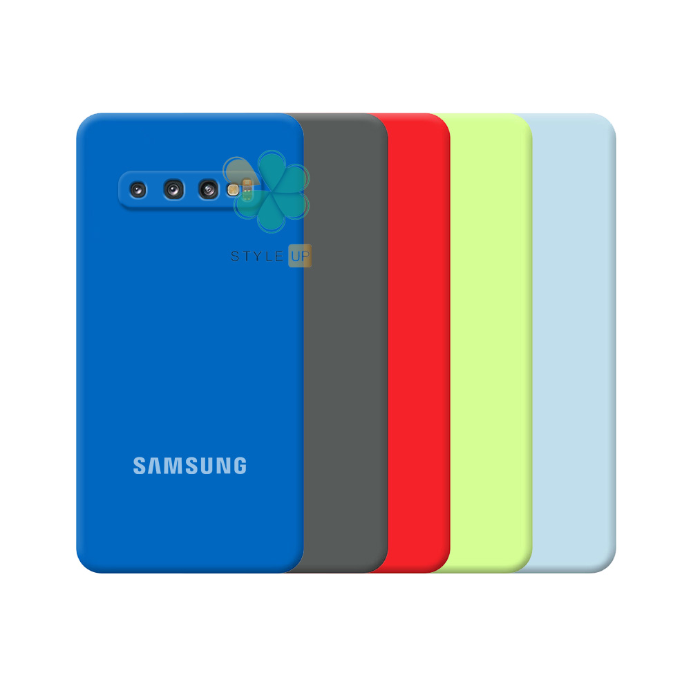 قاب گوشی سیلیکونی محافظ لنز دار مناسب سامسونگ Galaxy S10