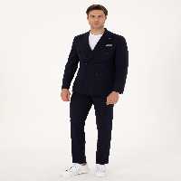 کت و شلوار مردانه سرمه ای پیرکاردین - فروشگاه لباس شهرمون