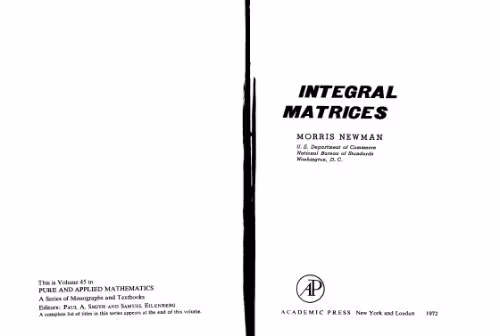 خرید و دانلود نسخه کامل کتاب Integral matrices