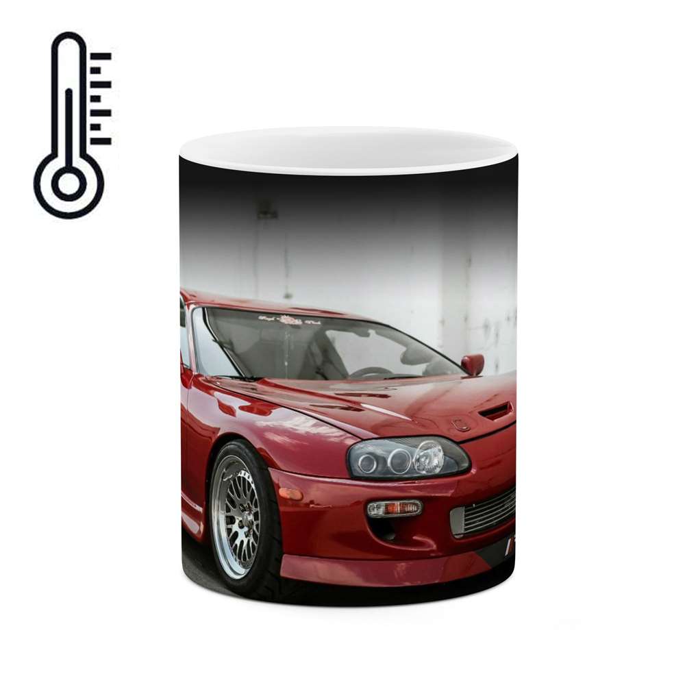 ماگ حرارتی طرح ماشین تویوتا supra  مدل mgph15836