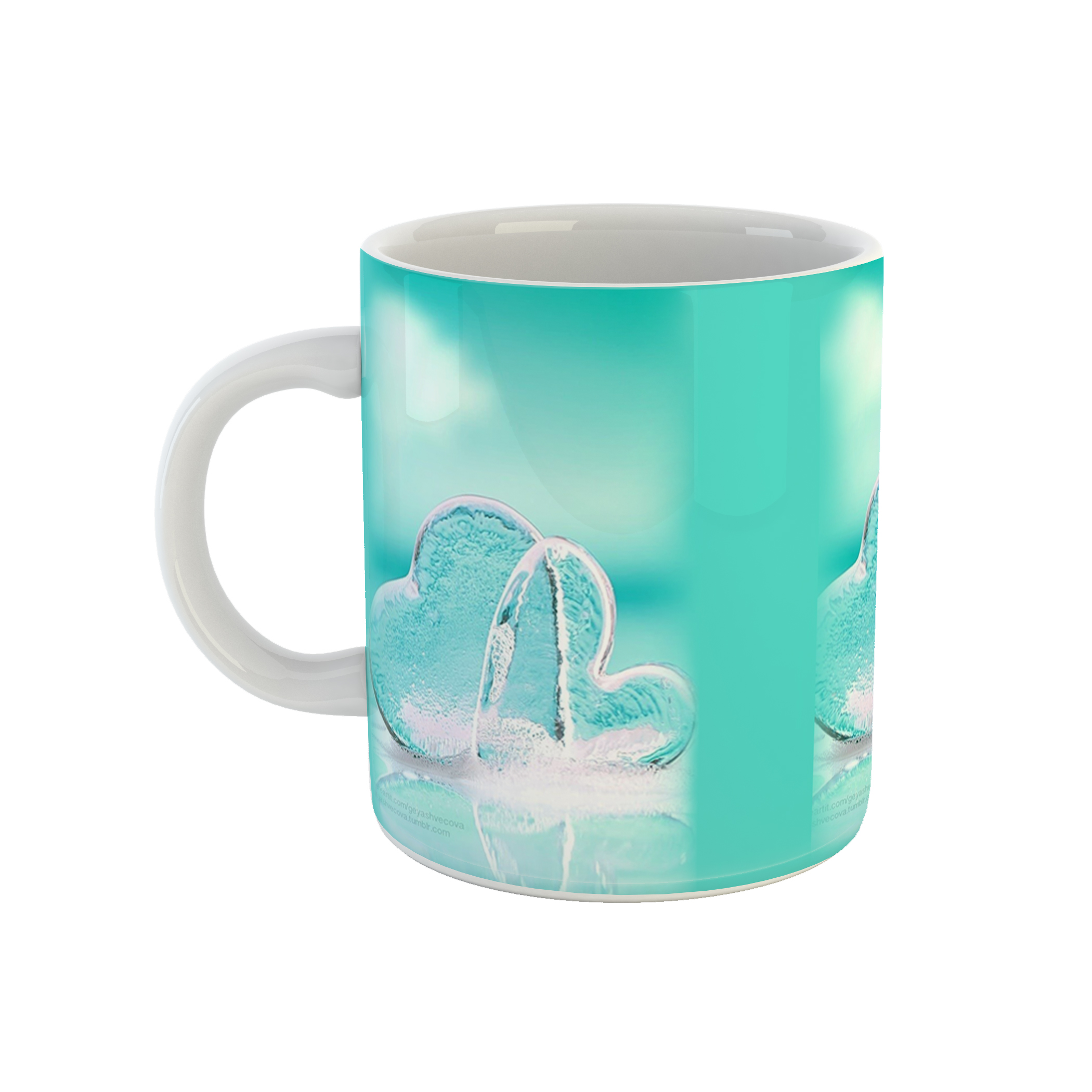 ماگ طرح قلب و دریا