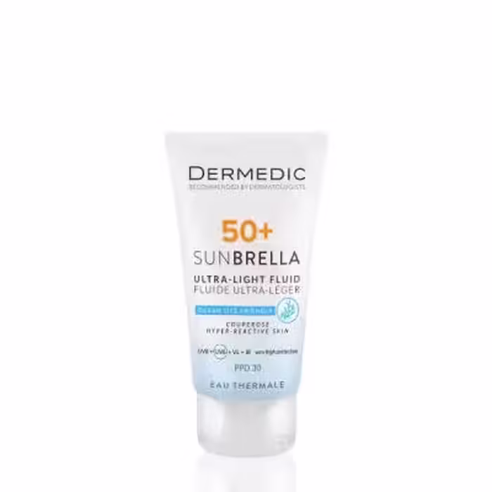 فلوئید ضد آفتاب پوست های حساس  SPF 50 درمدیک