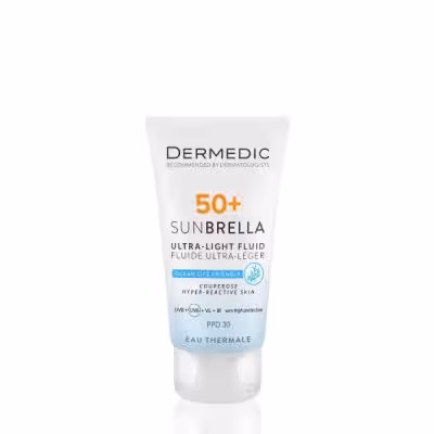فلوئید ضد آفتاب پوست های حساس  SPF 50 درمدیک