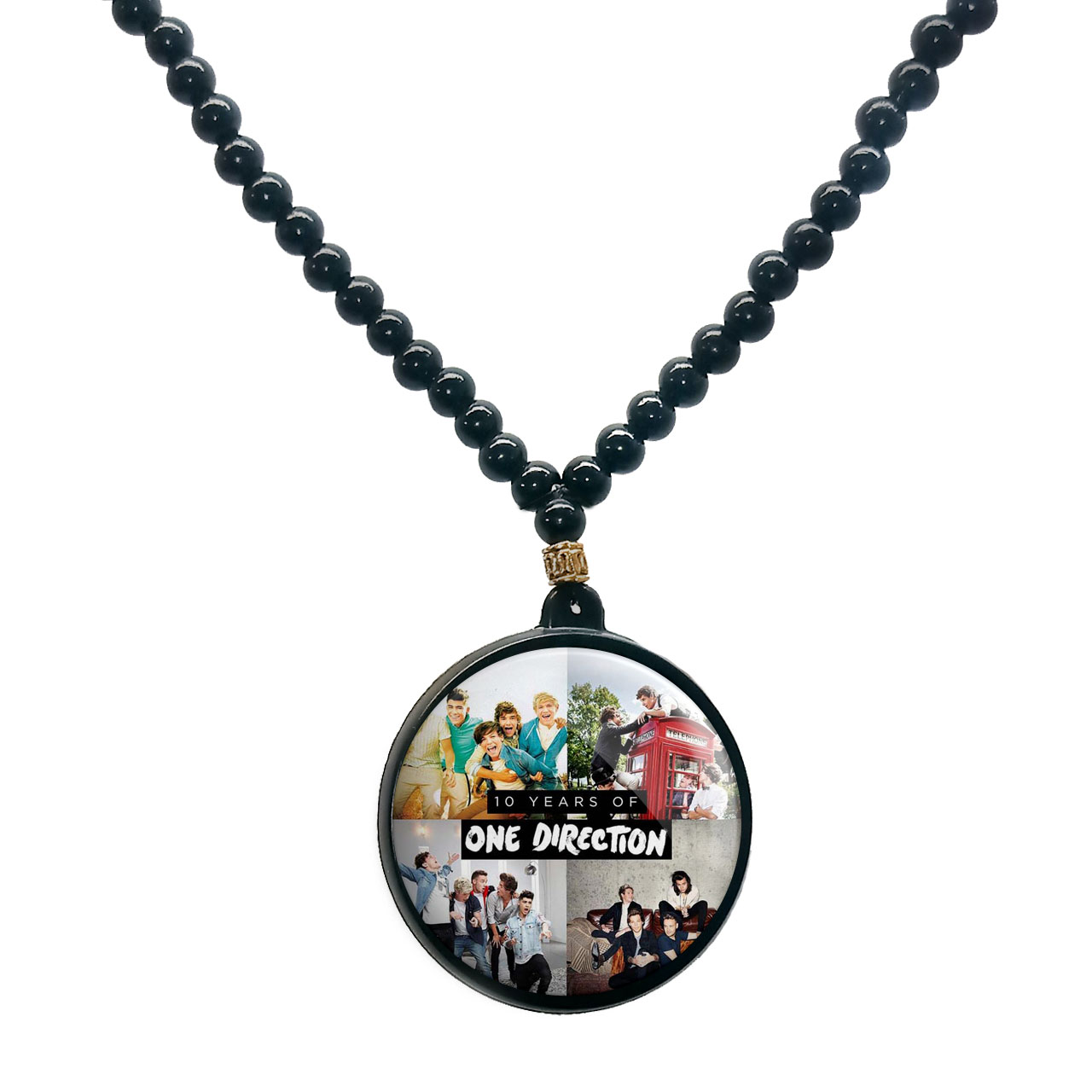 گردنبند پرمانه طرح One Direction کد pmd.13607 مدل دو طرفه