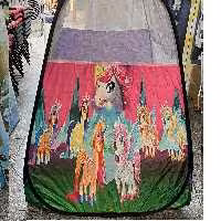 چادر کودک چادر بازی خیمه دخترانه هدیه کادو سیسمونی طرح پونی اسب شاخدار ماگ کد3