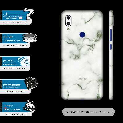 برچسب پوششی ماهوت مدل Blanco-Smoke-Marble-FullSkin مناسب برای گوشی موبایل شیائومی Redmi 7