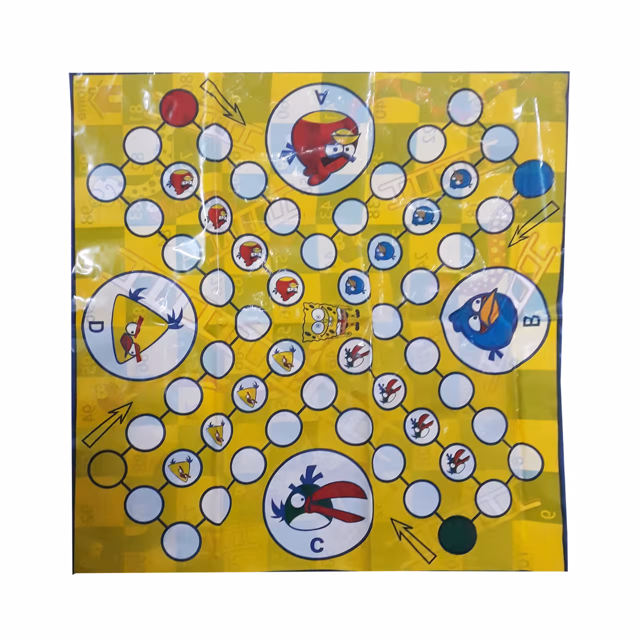 بازی فکری طرح منچ و مارپله کد R722