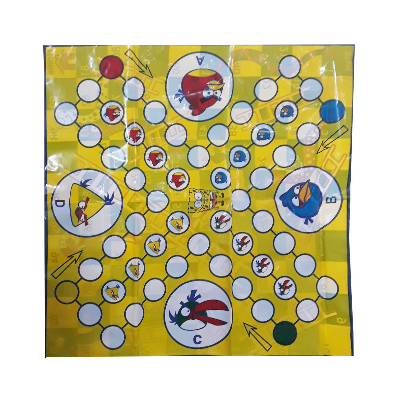 بازی فکری طرح منچ و مارپله کد R722