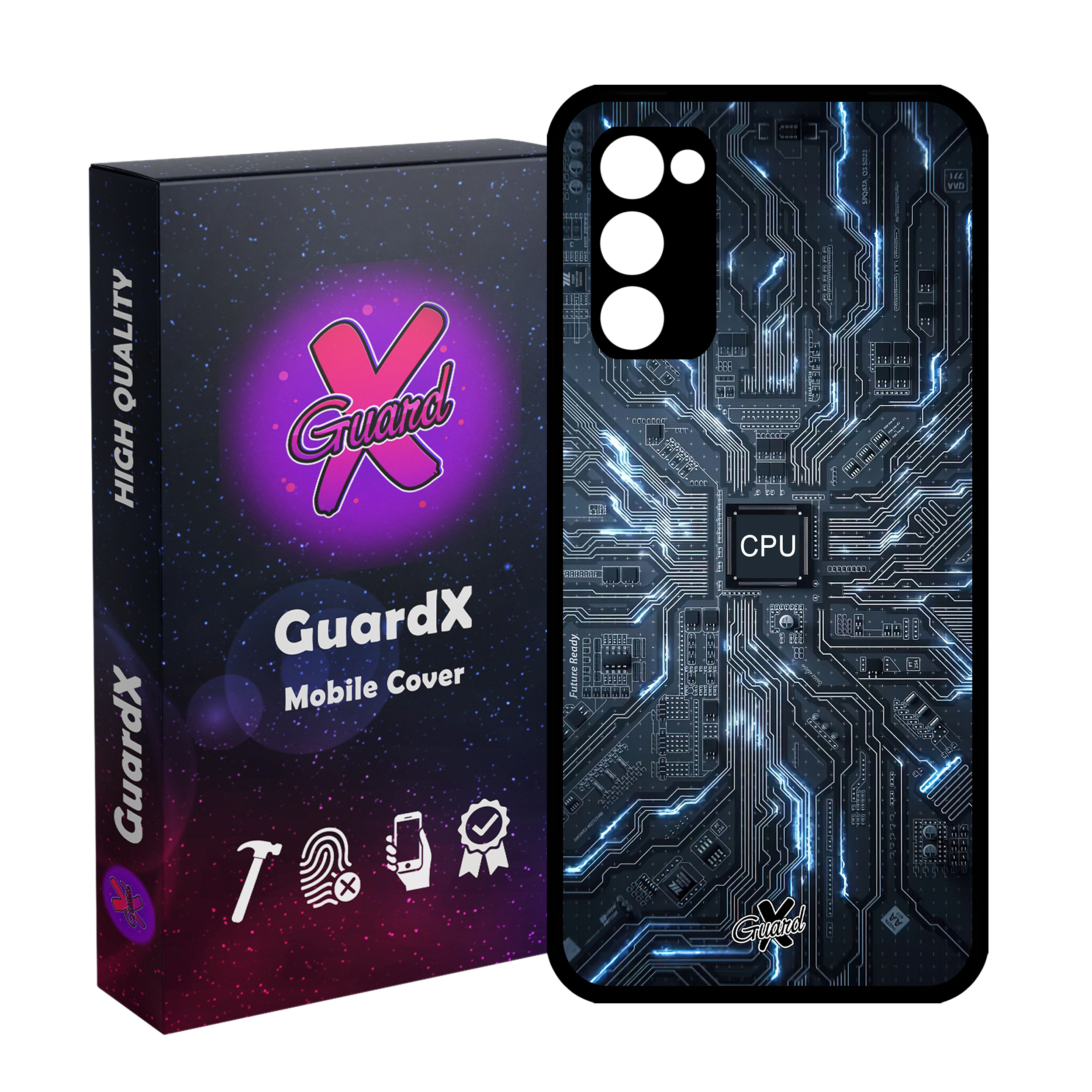 کاور گارد ایکس طرح CPU مدل Glass10504 مناسب برای گوشی موبایل سامسونگ Galaxy S20 FE