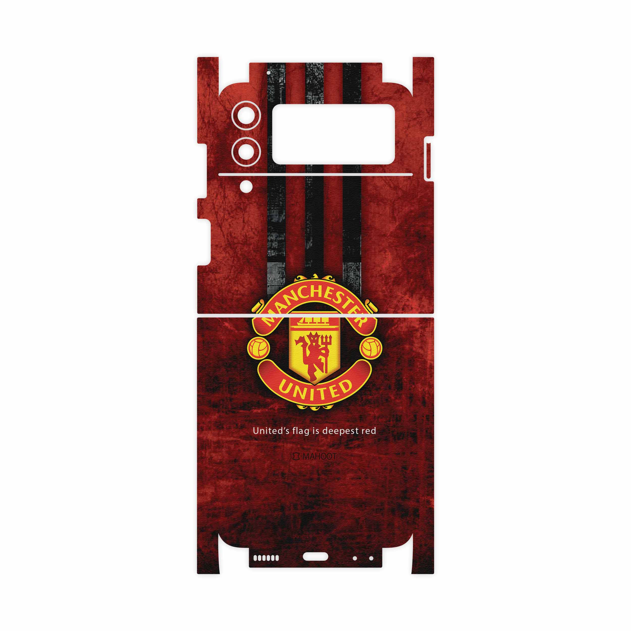 برچسب پوششی ماهوت مدل Manchester-United-FullSkin مناسب برای گوشی موبایل سامسونگ Galaxy Z Flip3 5G