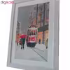 تابلو نقاشی طرح شب برفی