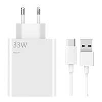 آداپتور فست شارژ 33W مدل سرجعبه شیائومی (بدون کابل USB-C)