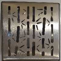 کفشور  تمام استیل نقره ای 10در10 کد 201