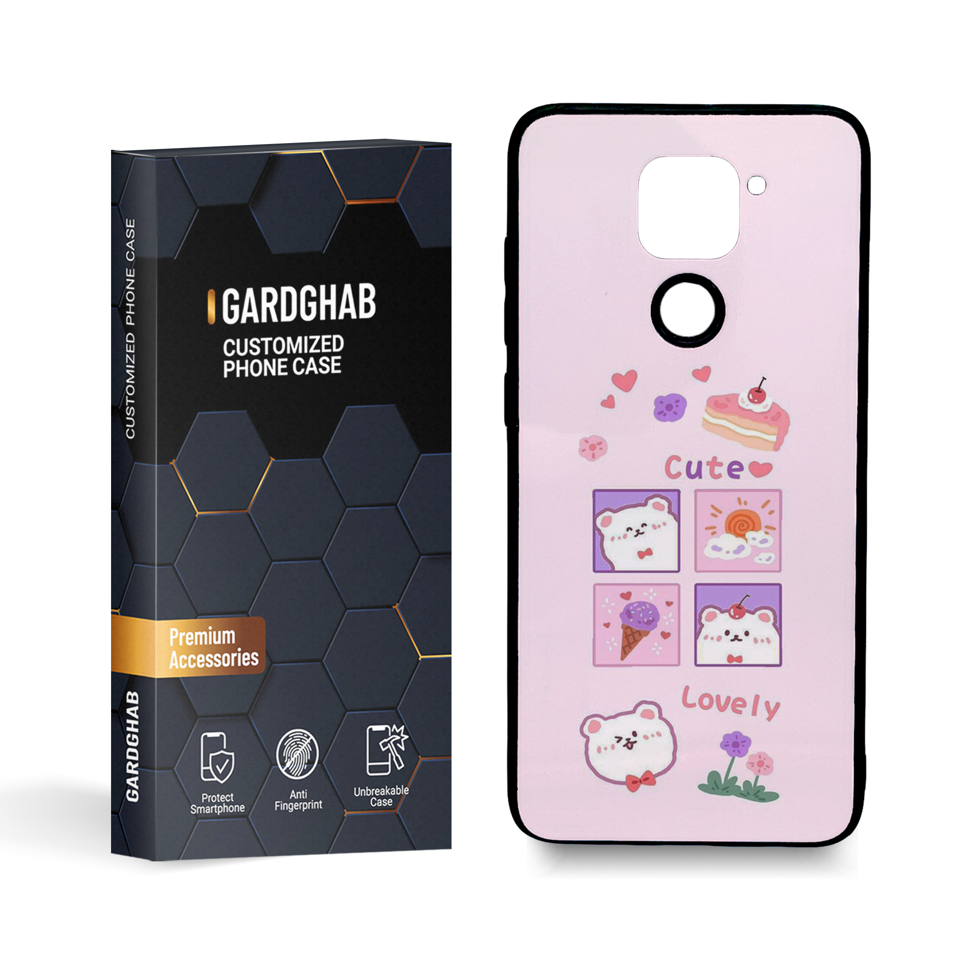 کاور گارد قاب مدل فانتزی مناسب برای گوشی موبایل شیائومی redmi note9