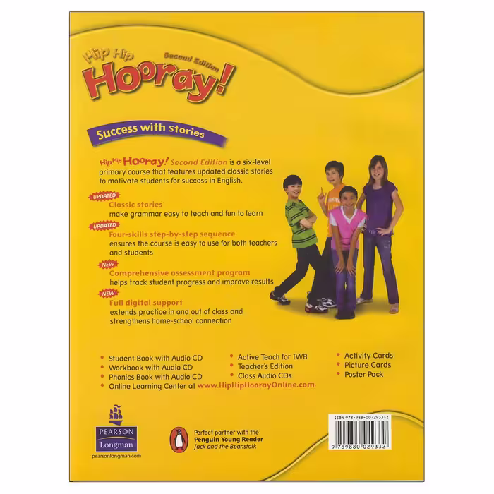 کتاب Hip Hip Hooray 3 اثر جمعی از نویسندگان انتشارات لانگمن 