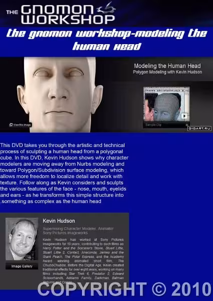 the gnomon workshop-modeling the human Head