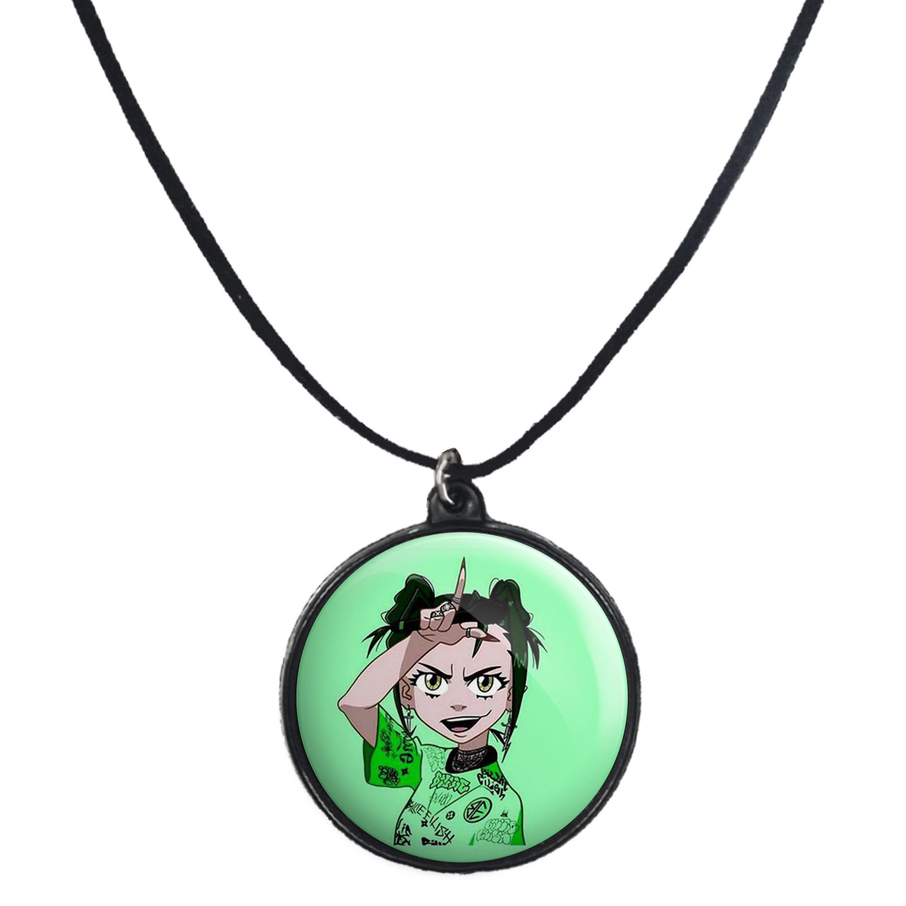 گردنبند پرمانه طرح بیلی آیلیش کد pmb.79 مدل دو طرفه