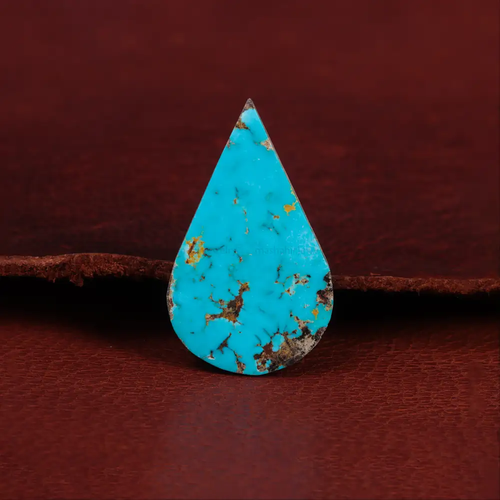 نگین فیروزه شجری کد 15322 - جواهری مشاهیر