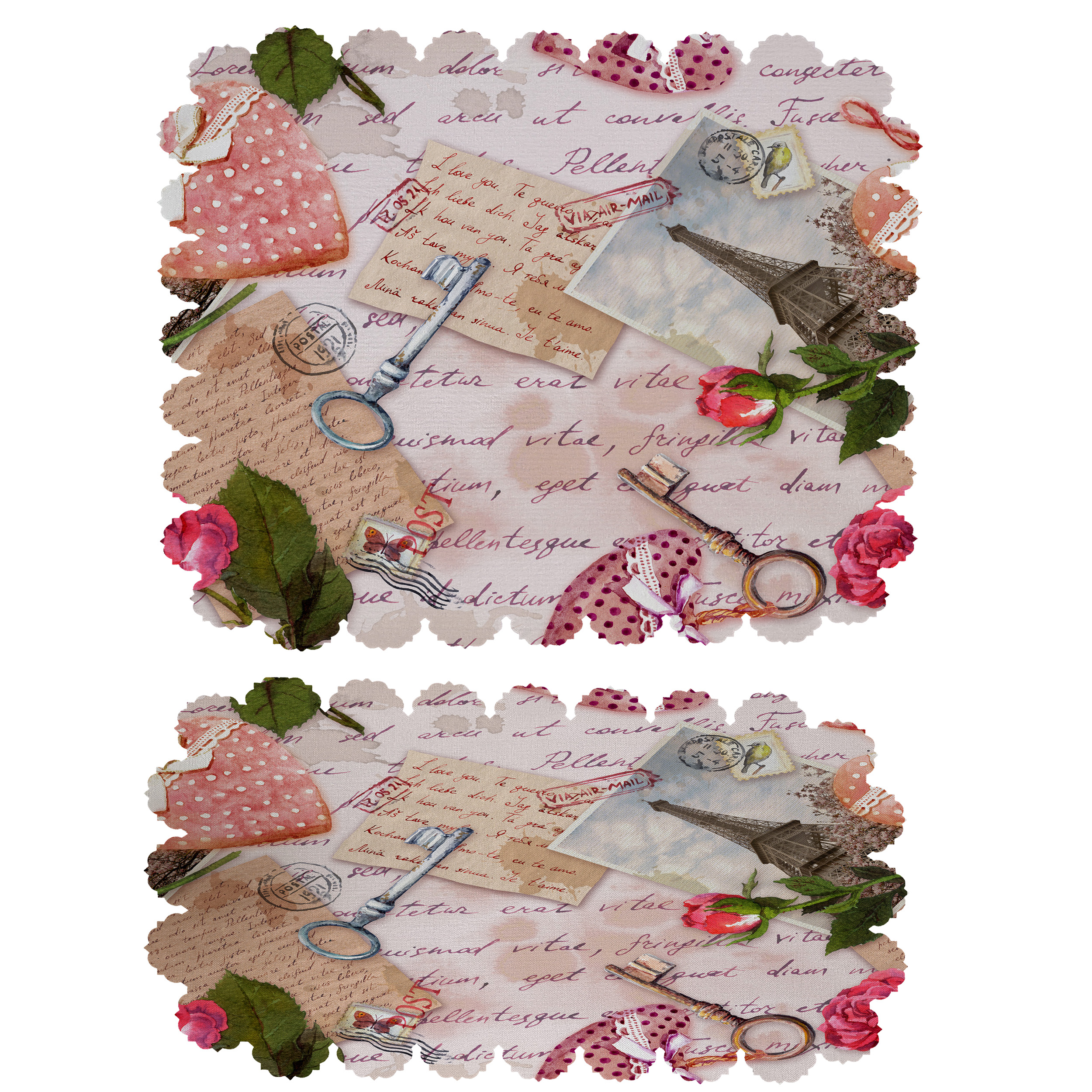  ست رومیزی 2 تکه کد 6234