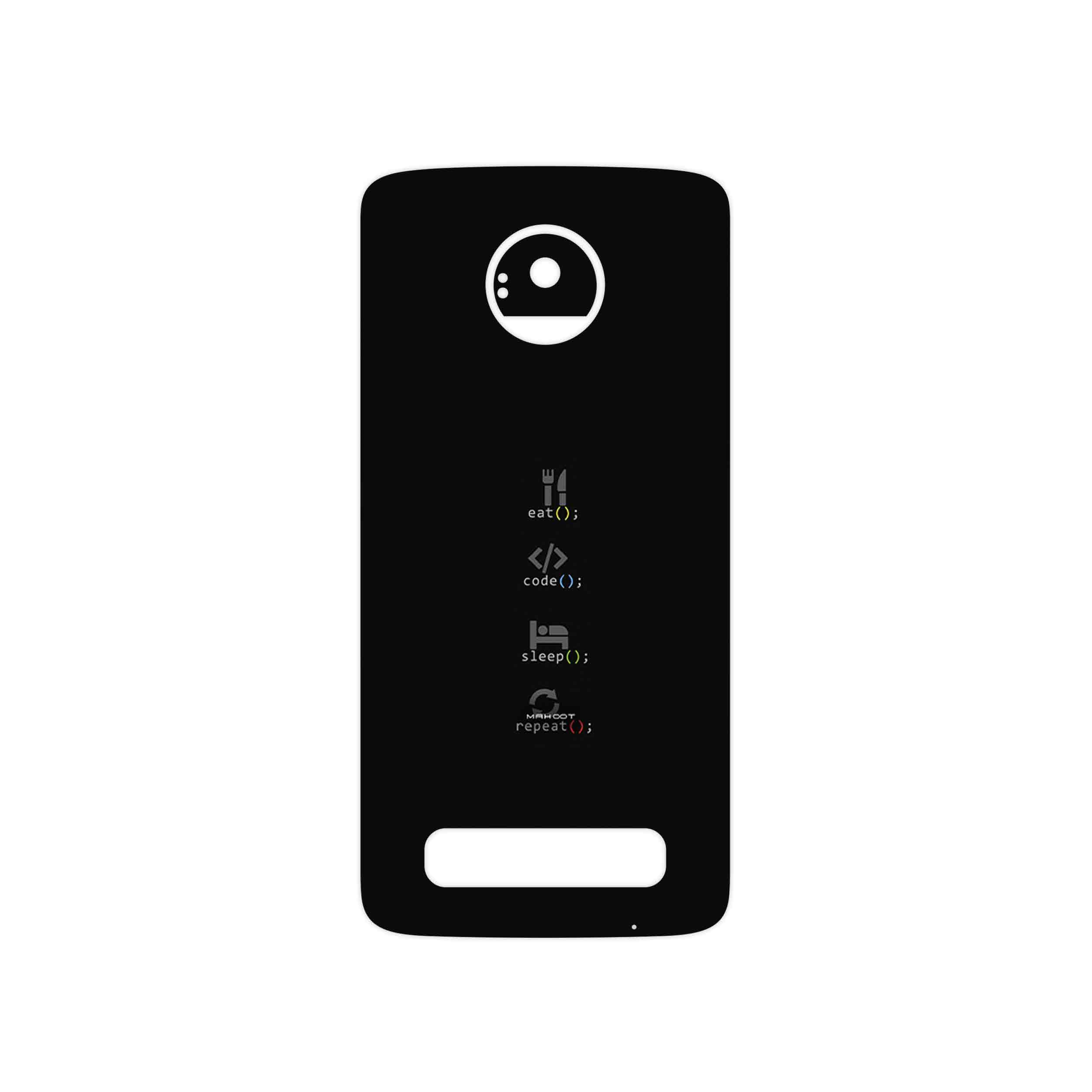 برچسب پوششی ماهوت مدل Programming 2 مناسب برای گوشی موبایل موتورولا Moto Z