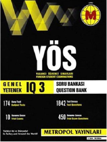 2019 YOS Genel Yetenek IQ 3 Soru Bankası رنگی