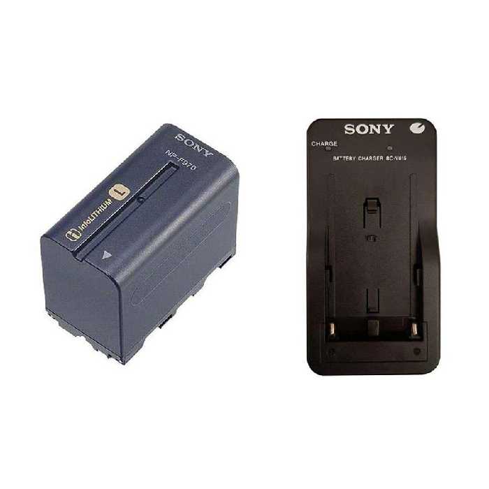 شارژر باتری دوربین سونی مدل BC-V615 به همراه باتری دوربین NP-F970
