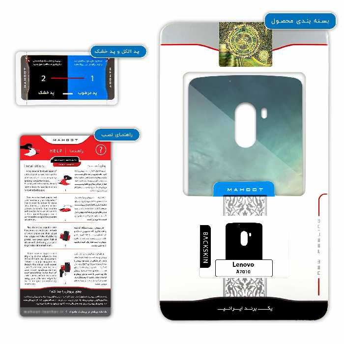 برچسب پوششی ماهوت مدل Rome City مناسب برای گوشی موبایل لنوو A7010