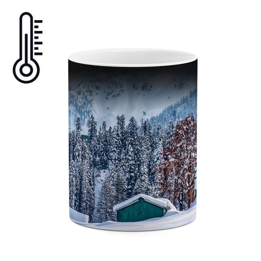 ماگ حرارتی طرح طبیعت برفی مدل mgh04613