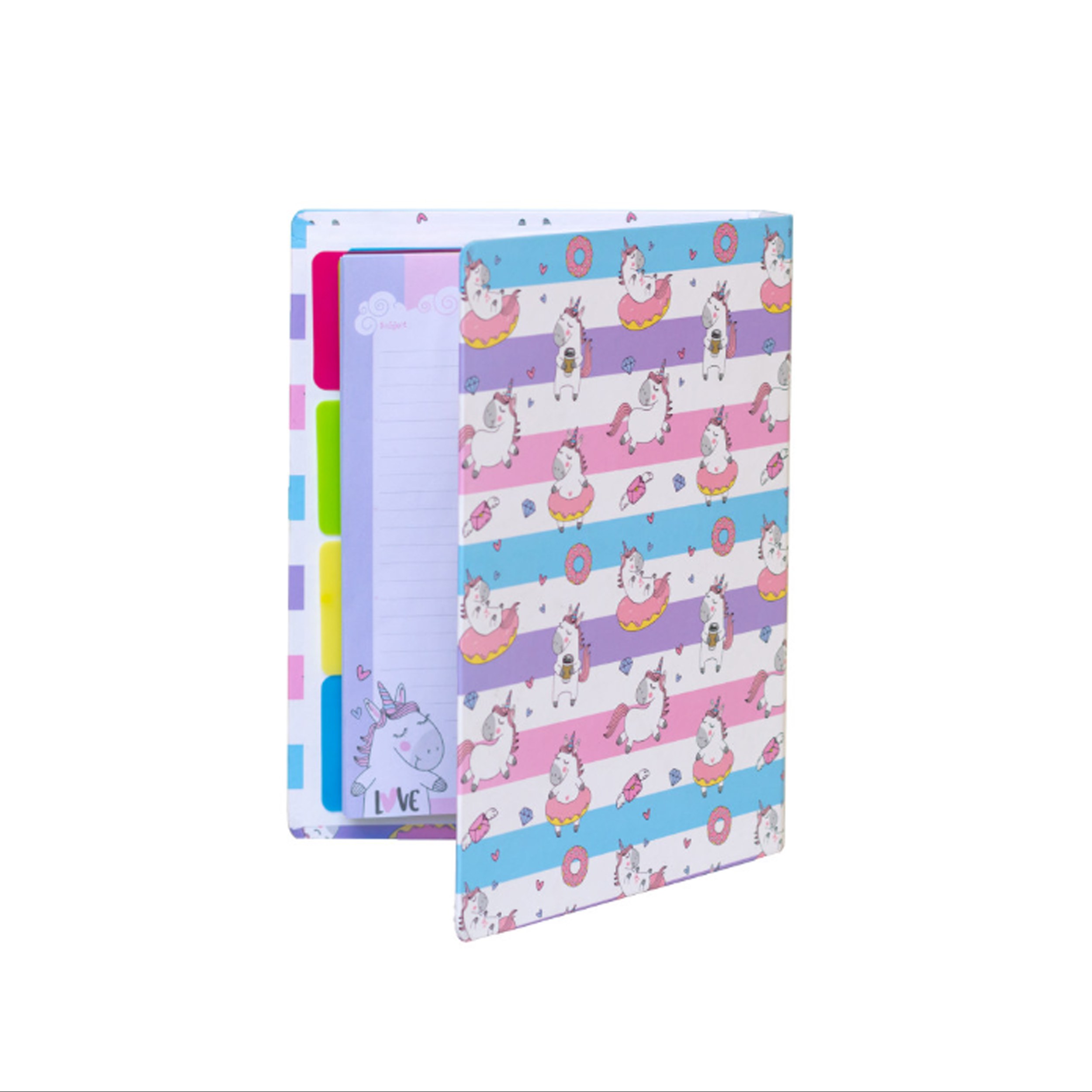 دفتر کلاسوری کاما طرح یونیکورن 100 برگ طرحدار